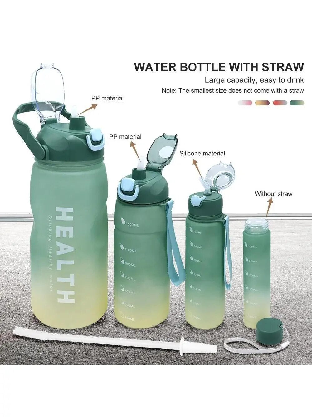 Botella Motivacional 4 en 1